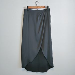 Urban Outfitters Black Draped Skirt